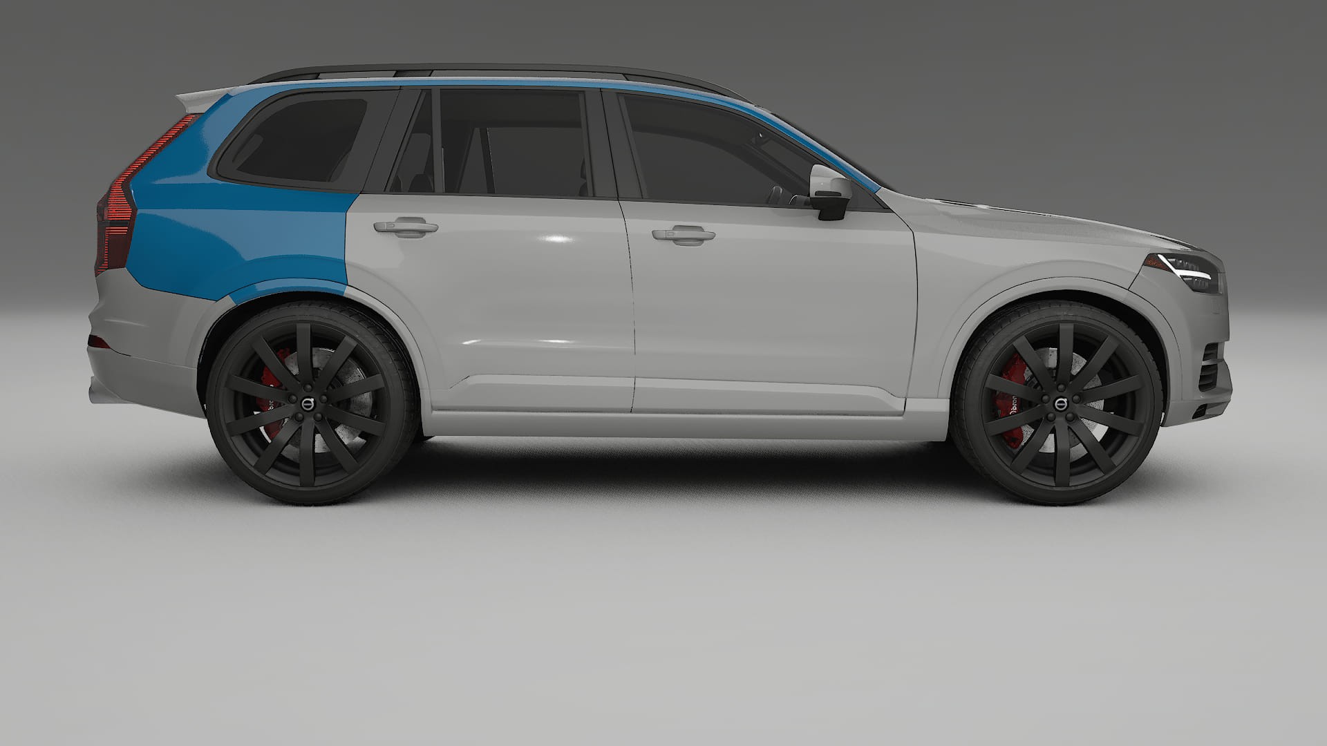 Volvo XC90 SPA PPF Fólie | CrystalGuard Transparentní TPU PPF Kompletní Pre-cut Kit