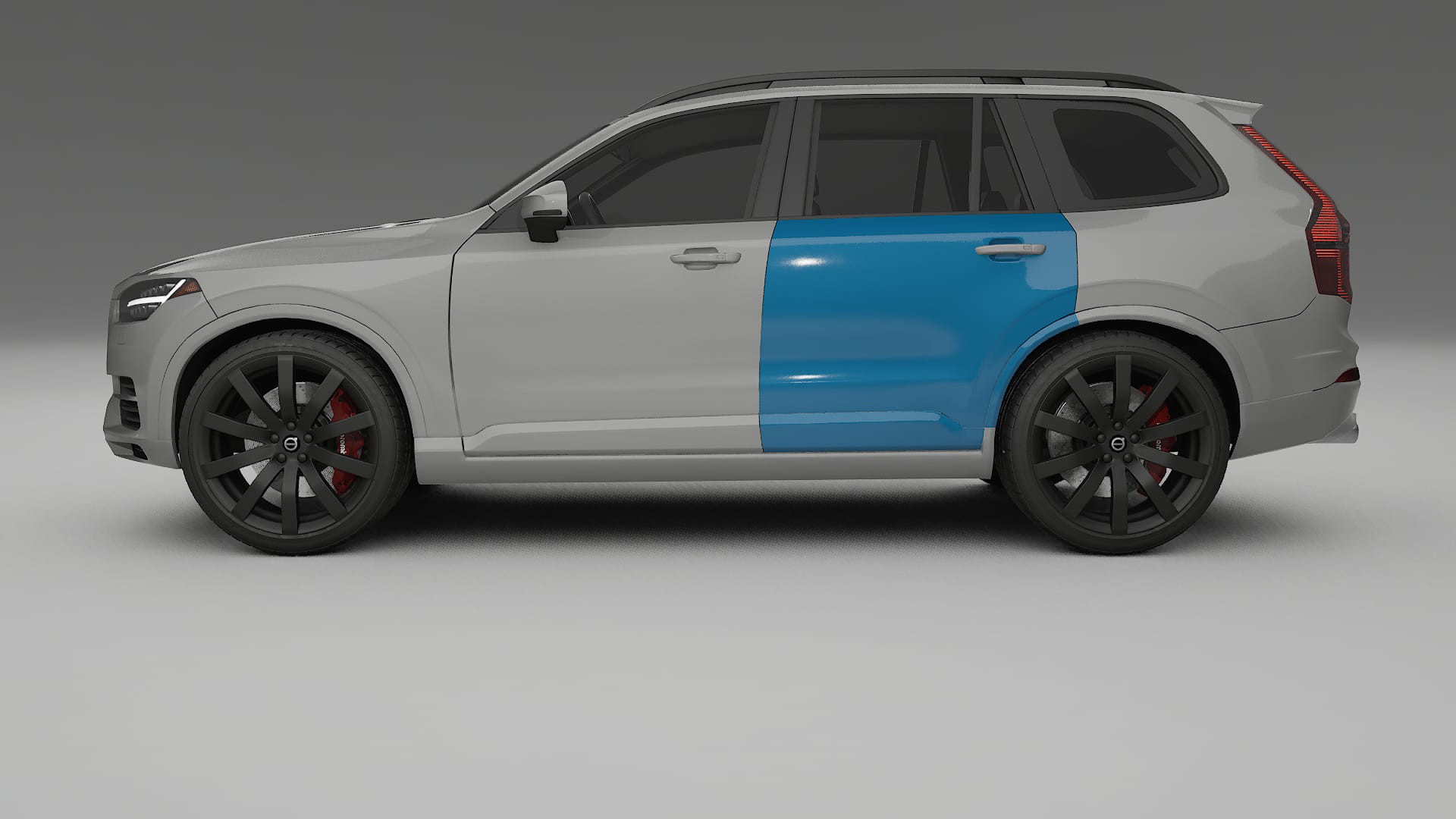 Volvo XC90 SPA PPF Fólie | CrystalGuard Transparentní TPU PPF Kompletní Pre-cut Kit
