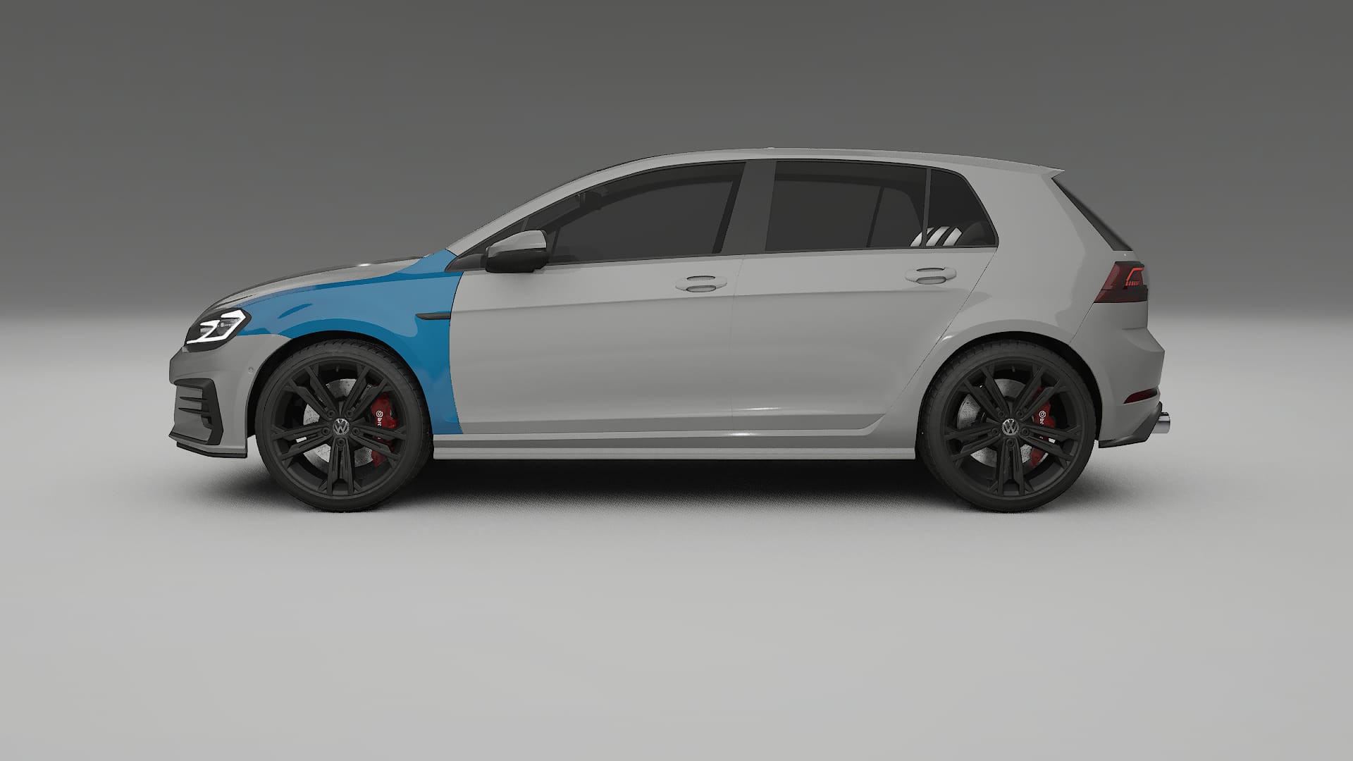 VW Golf Mk7 PPF Fólie | CrystalGuard Transparentní TPU PPF Kompletní Pre-cut Kit