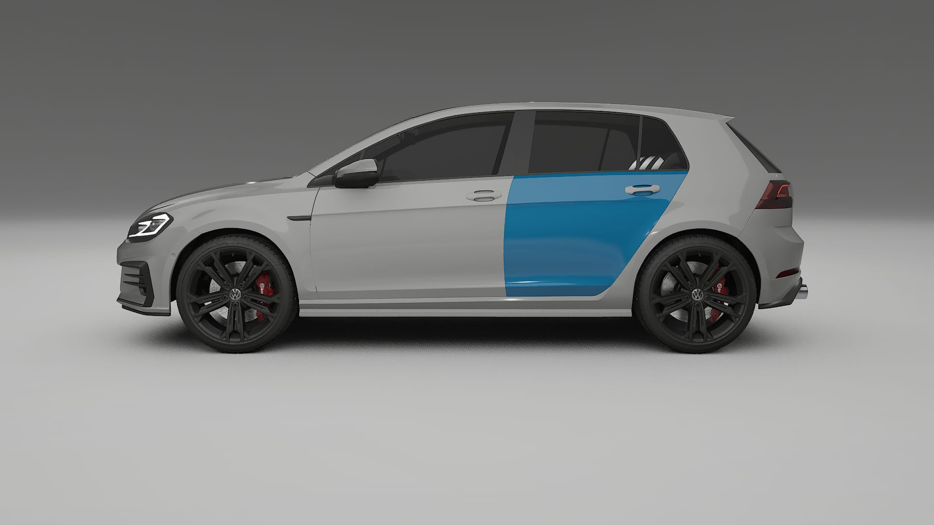 VW Golf Mk7 PPF Fólie | CrystalGuard Transparentní TPU PPF Kompletní Pre-cut Kit