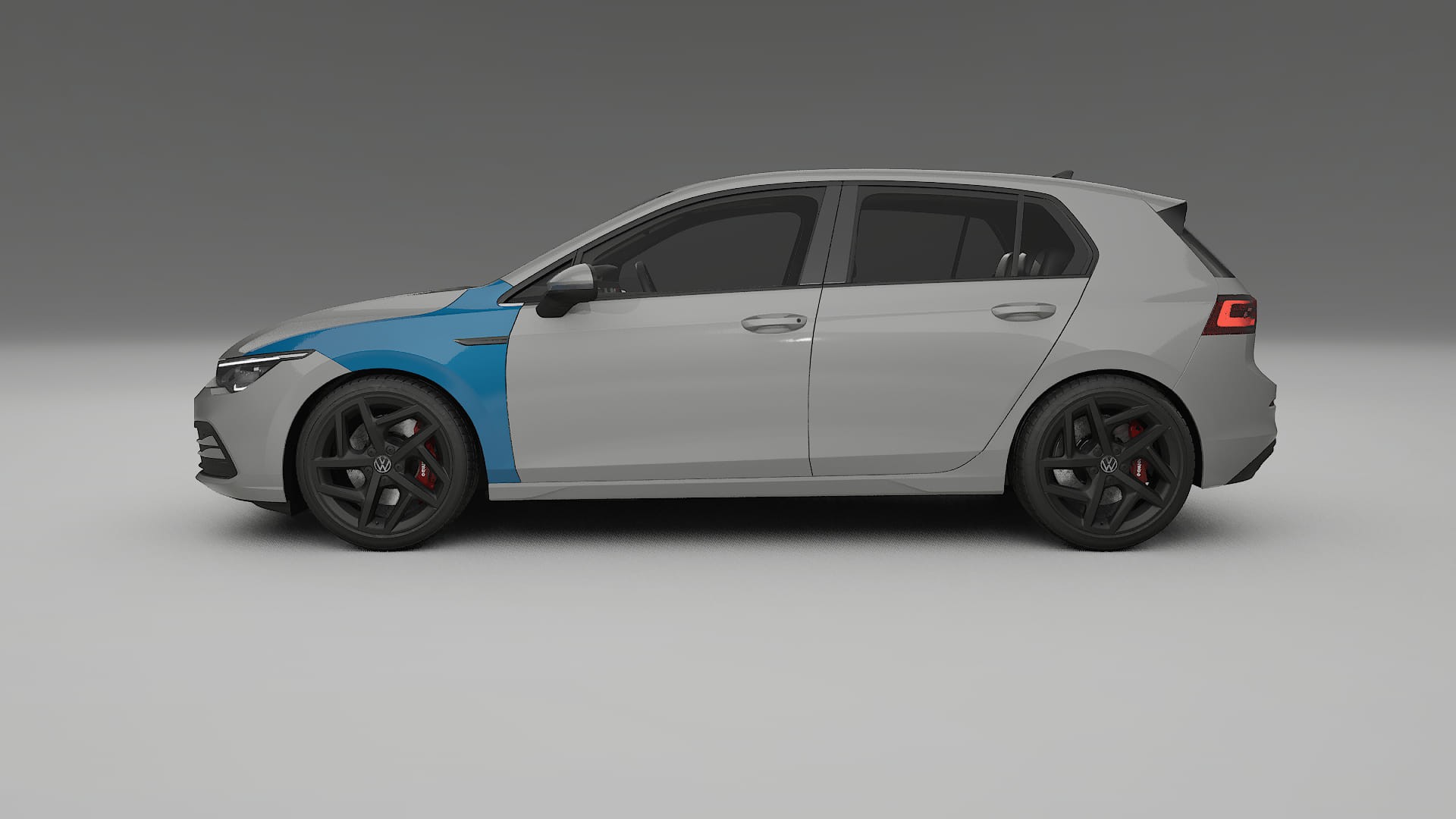 VW Golf Mk8 PPF Fólie | CrystalGuard Transparentní TPU PPF Kompletní Pre-cut Kit