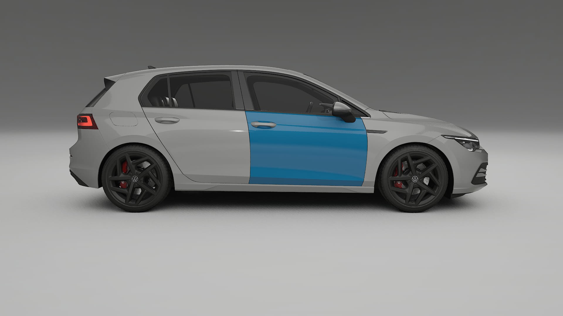 VW Golf Mk8 PPF Fólie | CrystalGuard Transparentní TPU PPF Kompletní Pre-cut Kit