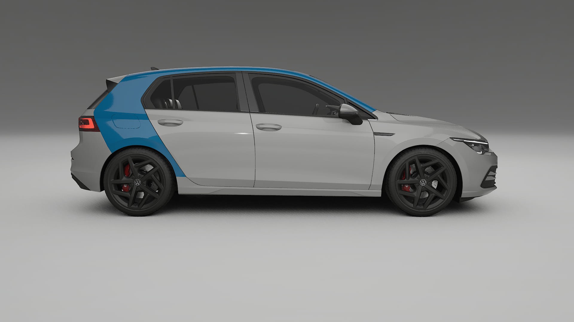 VW Golf Mk8 PPF Fólie | CrystalGuard Transparentní TPU PPF Kompletní Pre-cut Kit