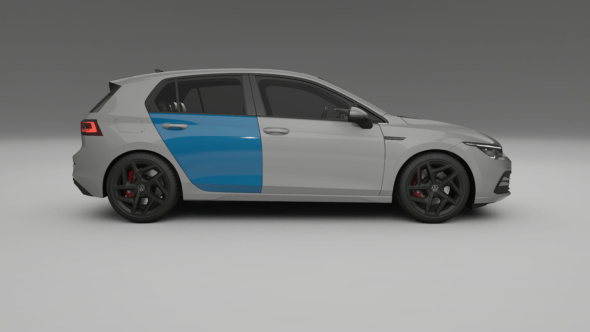VW Golf Mk8 PPF Fólie | CrystalGuard Transparentní TPU PPF Kompletní Pre-cut Kit