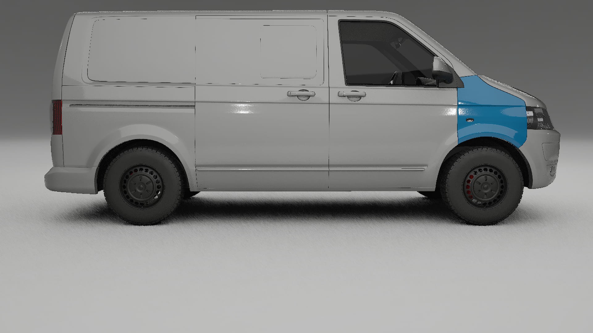 VW Transporter T5 Caravelle PPF Fólie | CrystalGuard Transparentní TPU PPF Kompletní Pre-cut Kit