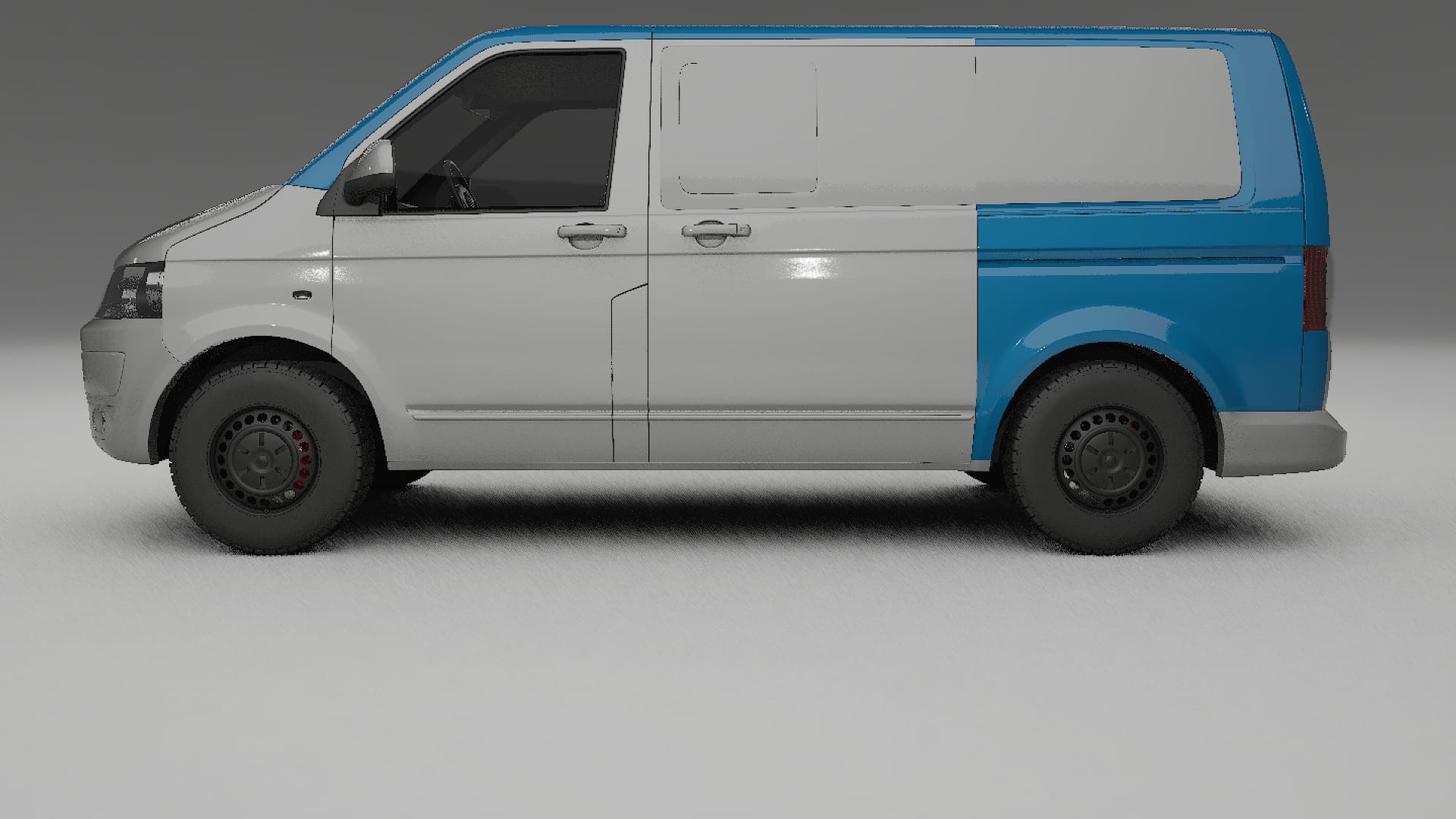 VW Transporter T5 Caravelle PPF Fólie | CrystalGuard Transparentní TPU PPF Kompletní Pre-cut Kit