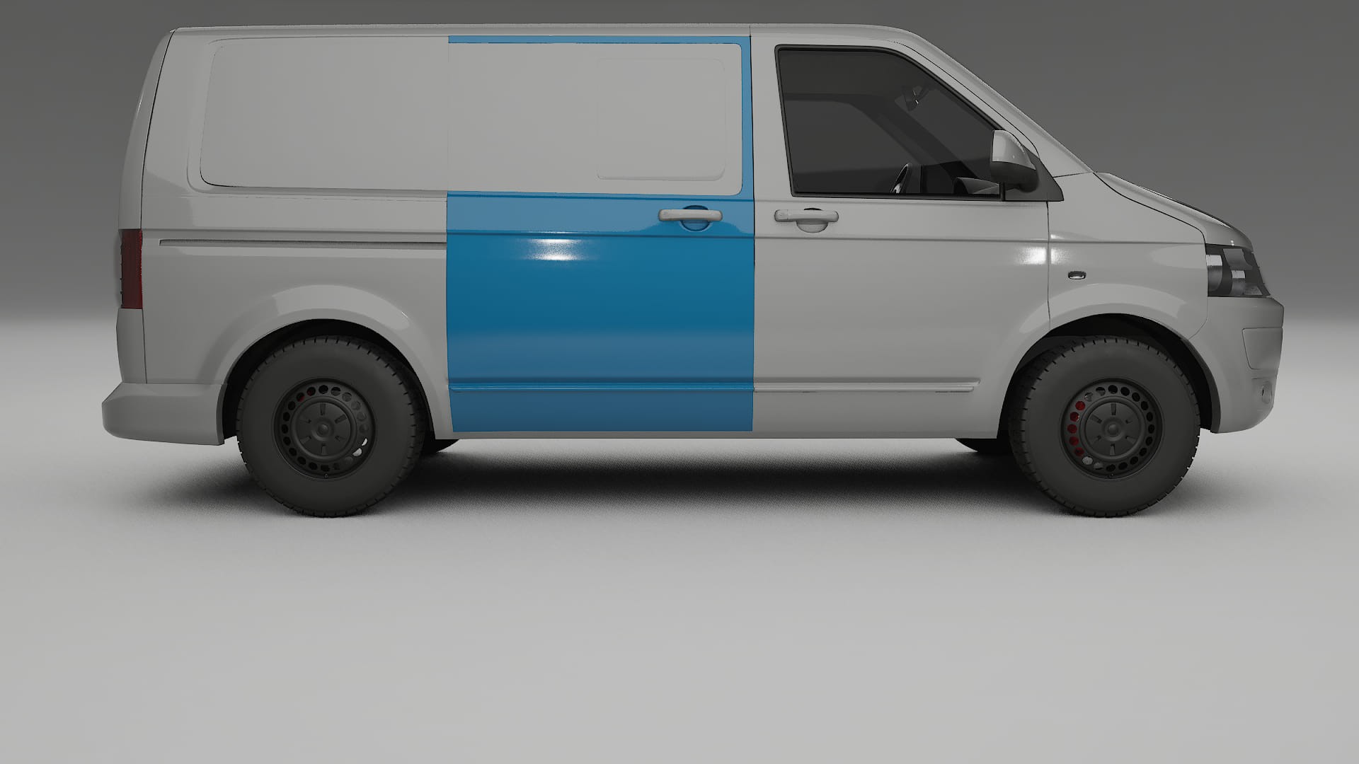 VW Transporter T5 Caravelle PPF Fólie | CrystalGuard Transparentní TPU PPF Kompletní Pre-cut Kit
