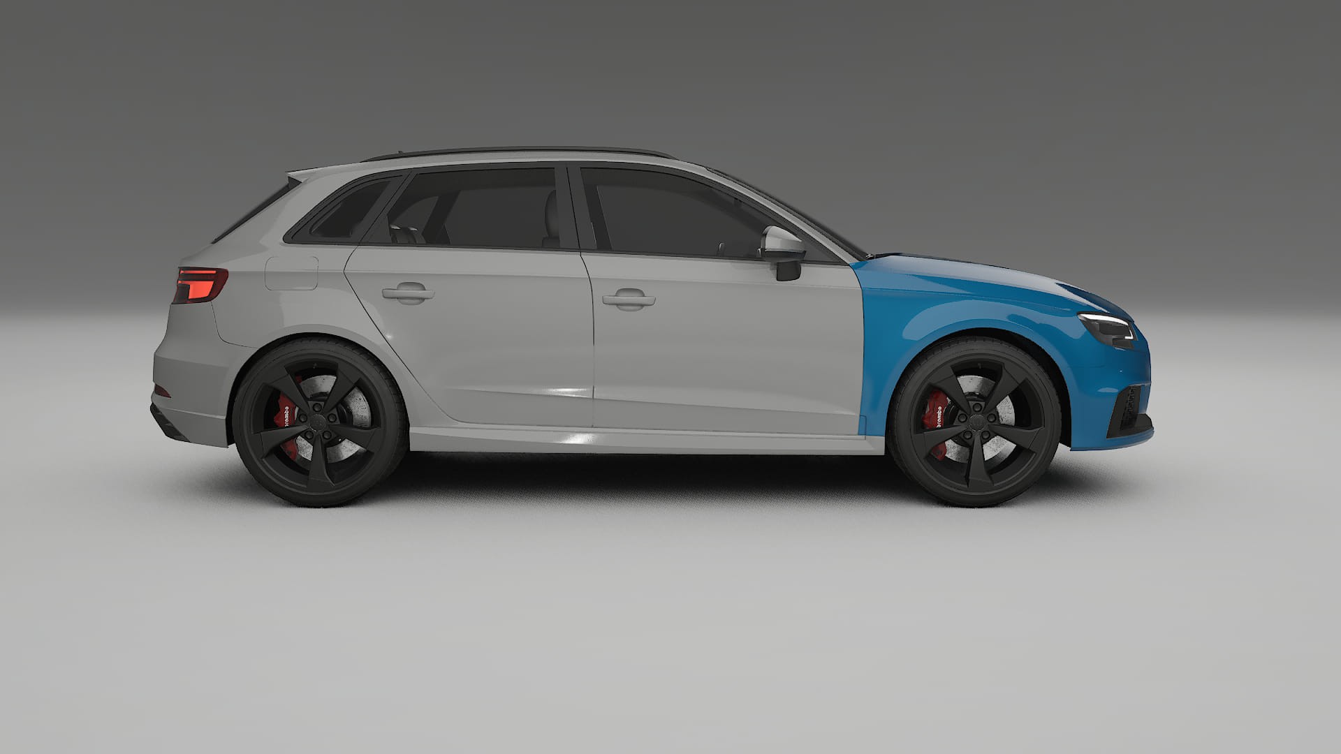 Audi RS3 Sportback 8V facelift PPF Fólie | CrystalGuard Transparentní TPU PPF Přední Ochranný Kit