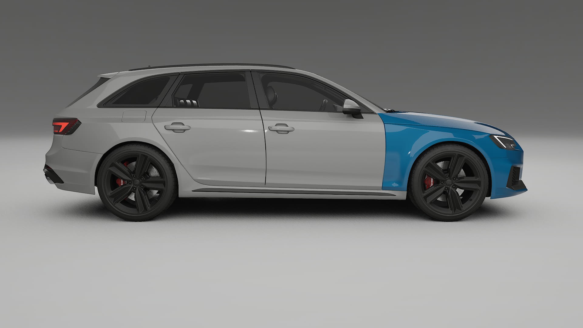 Audi RS4 Avant B9 prefacelift PPF Fólie | CrystalGuard Transparentní TPU PPF Přední Ochranný Kit