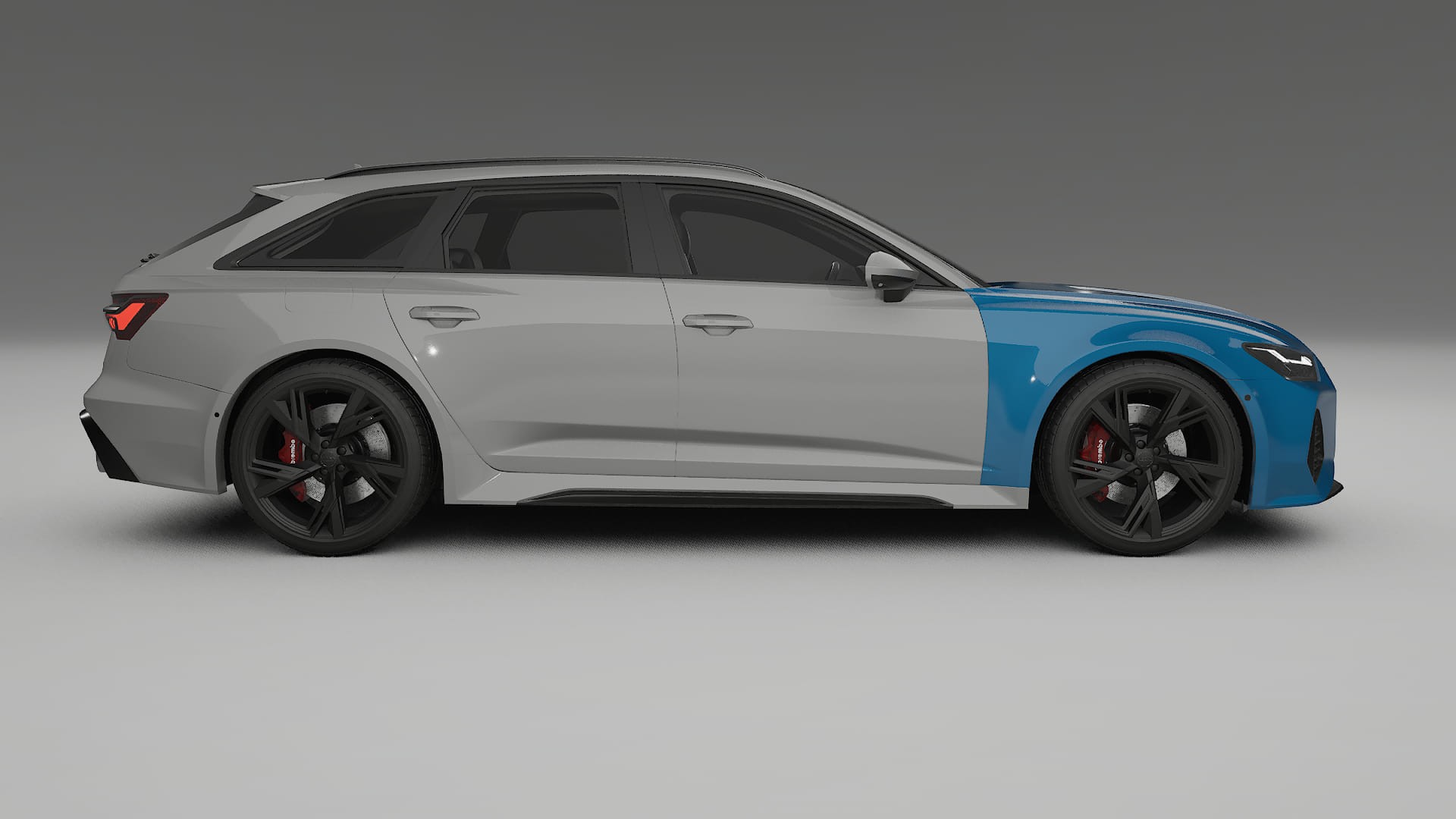 Audi RS6 Avant C8 facelift PPF Fólie | CrystalGuard Transparentní TPU PPF Přední Ochranný Kit