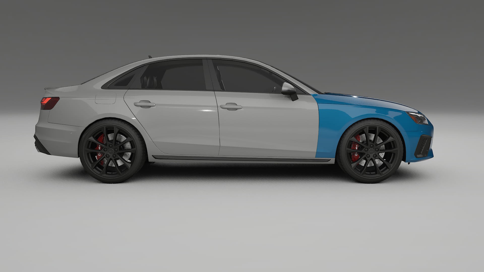Audi S4 Sedan B9 facelift PPF Fólie | CrystalGuard Transparentní TPU PPF Přední Ochranný Kit