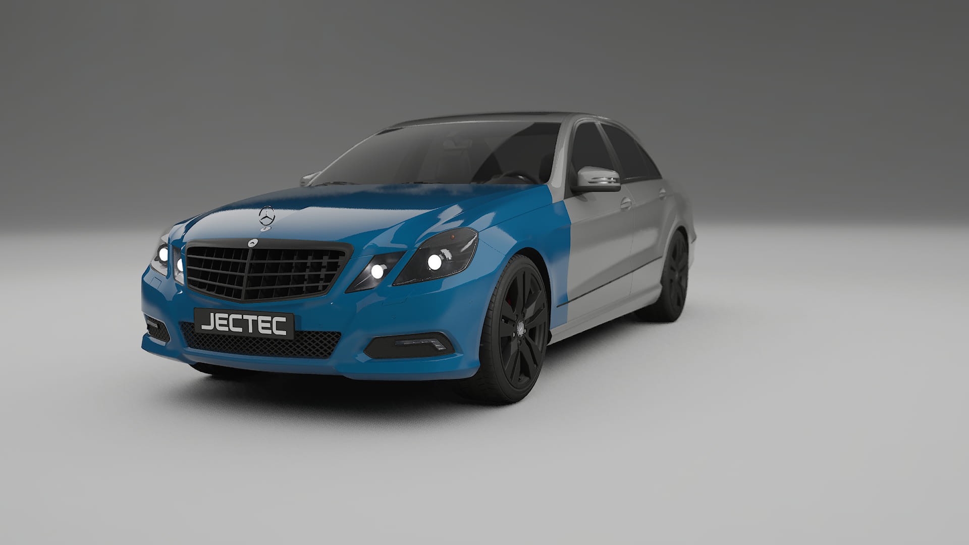 Mercedes E-Class Sedan W212 Prefacelift PPF Fólie | CrystalGuard Transparentní TPU PPF Přední Ochranný Kit