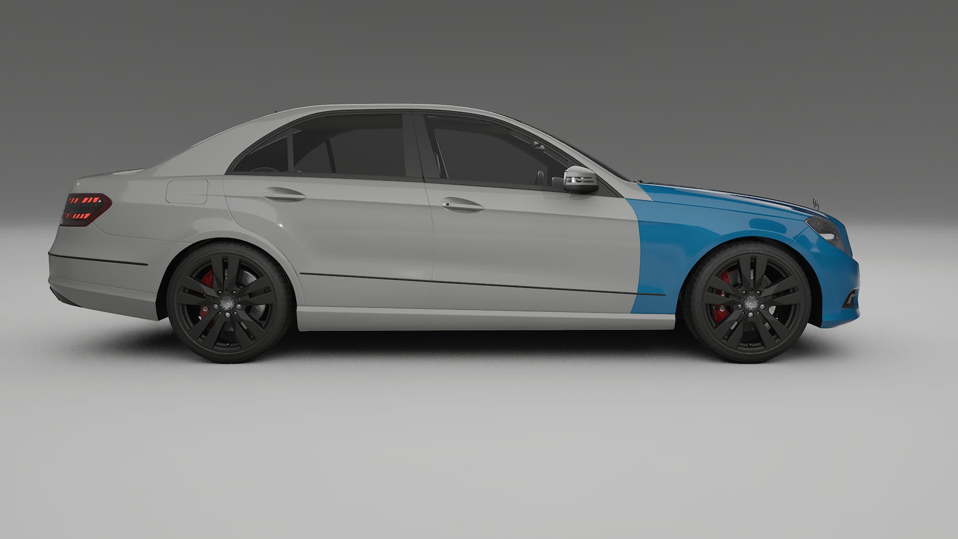 Mercedes E-Class Sedan W212 Prefacelift PPF Fólie | CrystalGuard Transparentní TPU PPF Přední Ochranný Kit