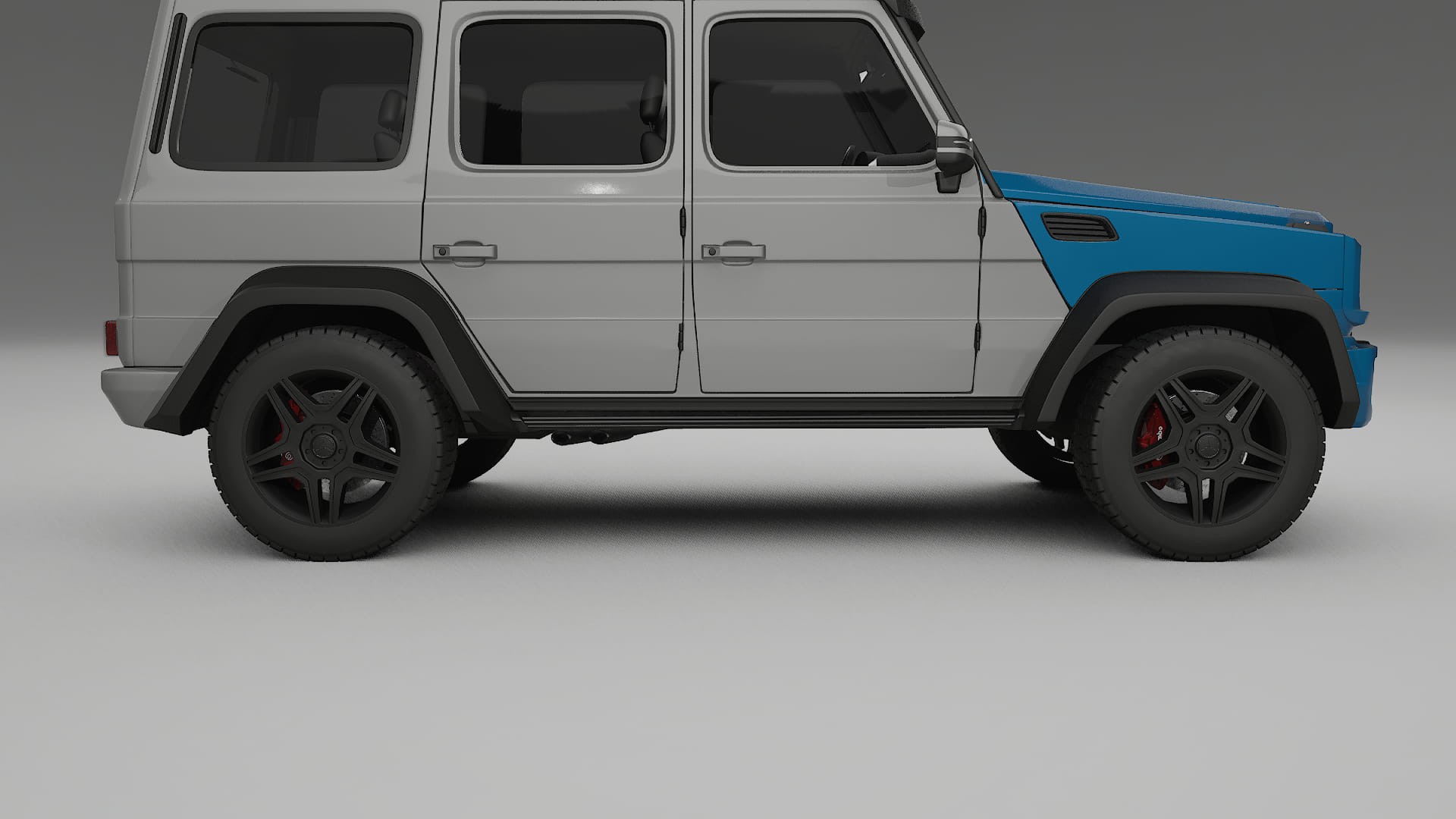 Mercedes G-class 4x4 W463 PPF Fólie | CrystalGuard Transparentní TPU PPF Přední Ochranný Kit