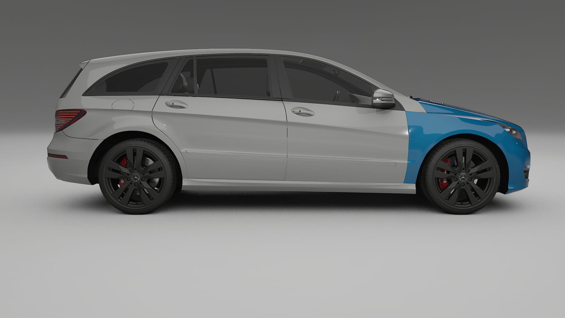 Mercedes R-class W251 facelift PPF Fólie | CrystalGuard Transparentní TPU PPF Přední Ochranný Kit