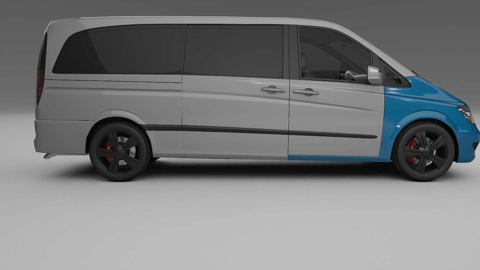 Mercedes Viano Extralong W439 Facelift PPF Fólie | CrystalGuard Transparentní TPU PPF Přední Ochranný Kit
