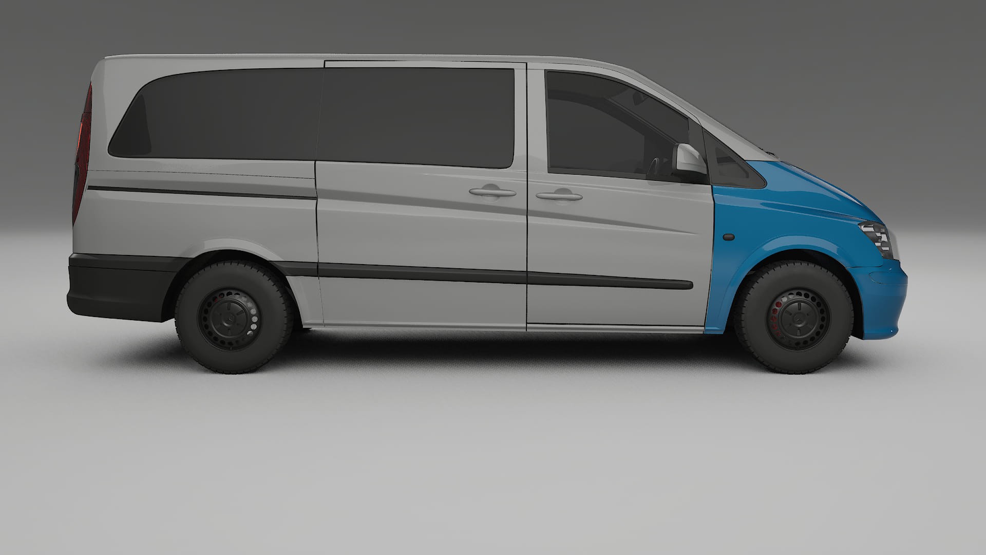 Mercedes Vito Short W639 facelift PPF Fólie | CrystalGuard Transparentní TPU PPF Přední Ochranný Kit